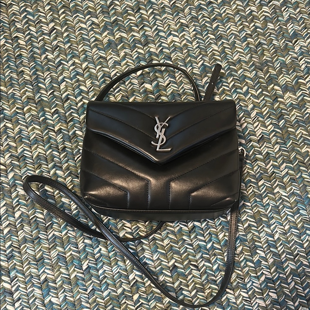 Yves Saint Laurent Black Leather LouLou Toy